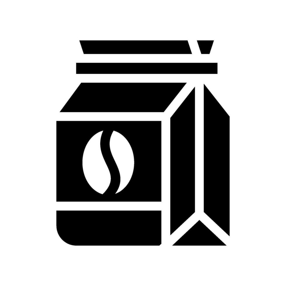café bolsa icono vector símbolo diseño ilustración