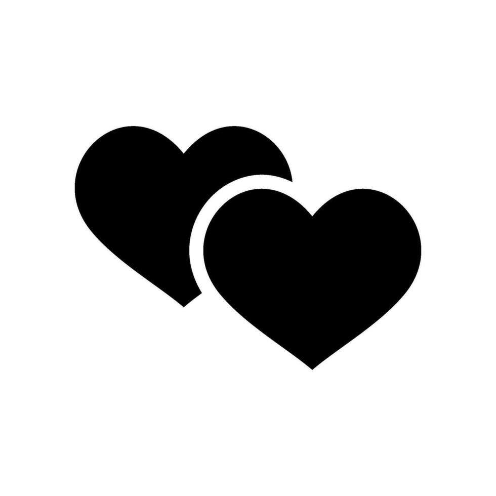 Heart Icon Vector Symbol Design Illustration