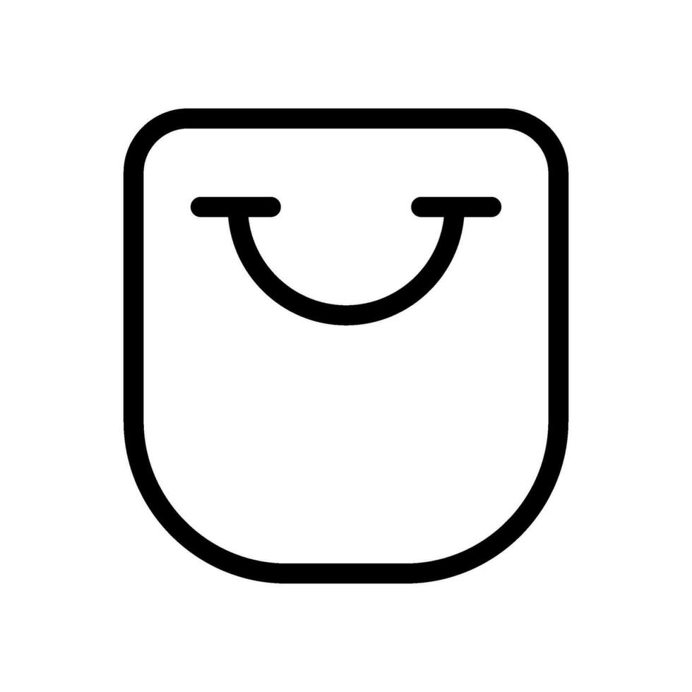 Bag Icon Vector Symbol Design Illustration