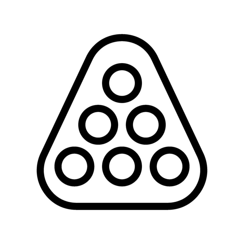 Billiards Icon Vector Symbol Design Illustration