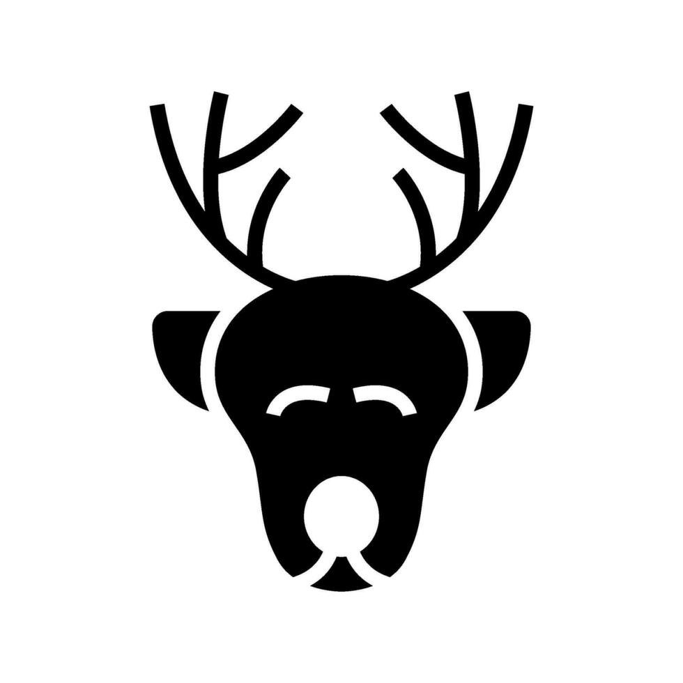 Deer Icon Vector Symbol Design Illustration