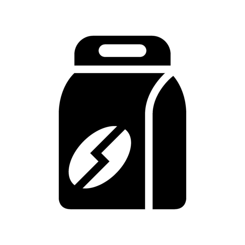 Coffee Pouch Icon Vector Symbol Design Illustration