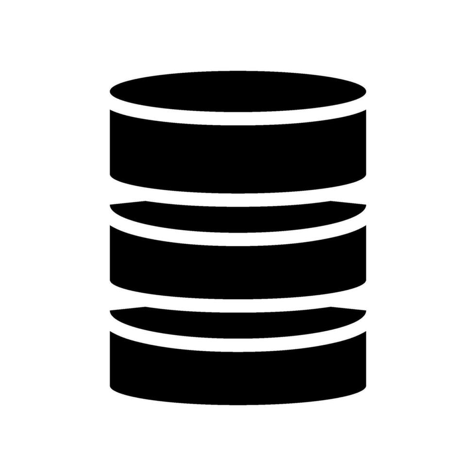 Database Icon Vector Symbol Design Illustration