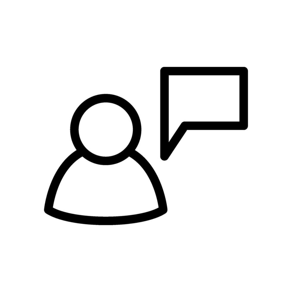 Talk Icon Vector Symbol Design Illustration