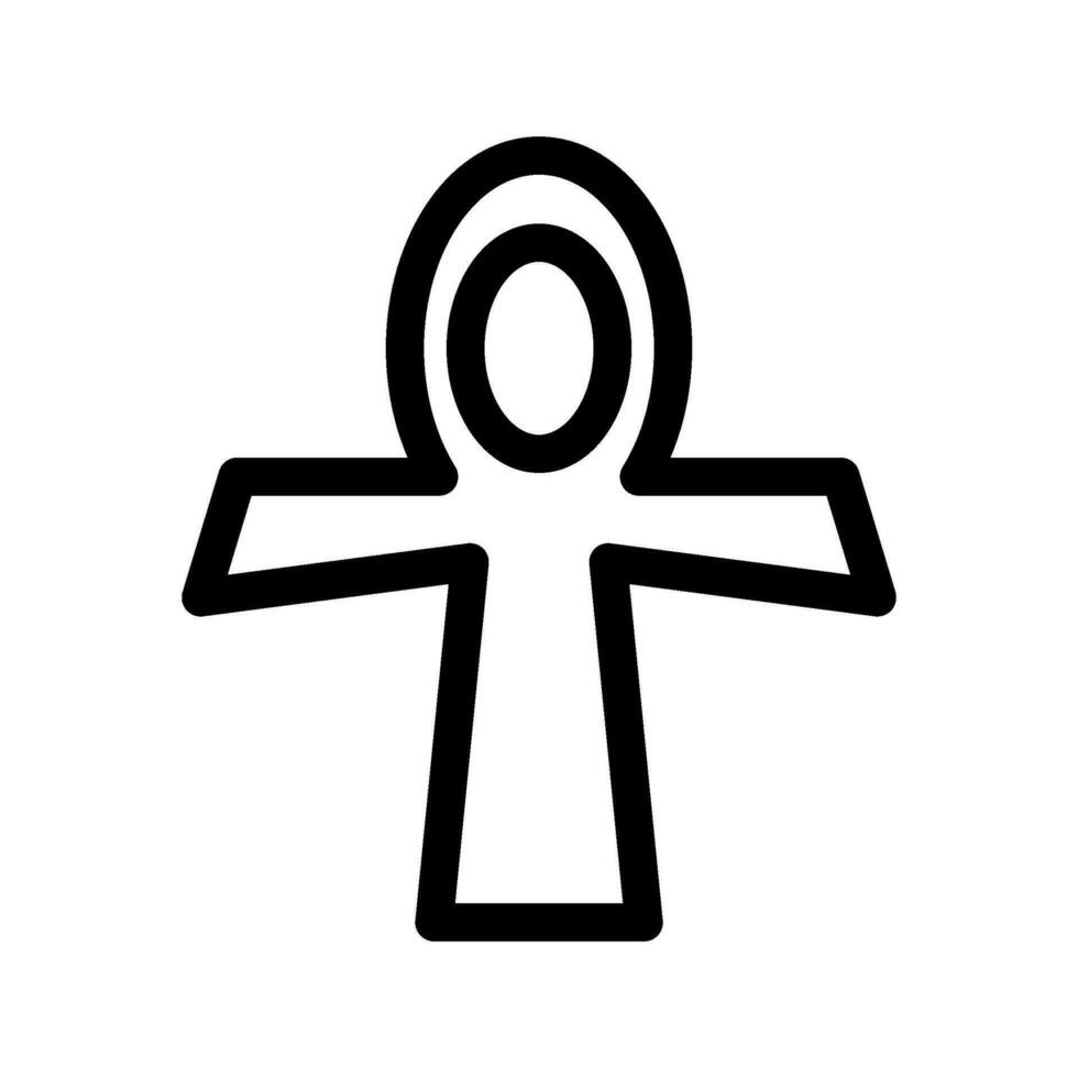Christian Cross Icon Vector Symbol Design Illustration