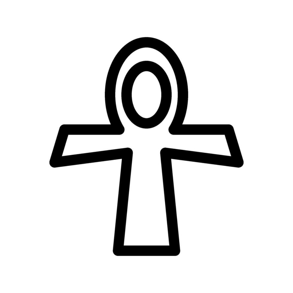 Christian Cross Icon Vector Symbol Design Illustration