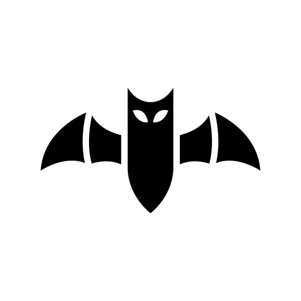 Bat Icon Vector Symbol Design Illustration