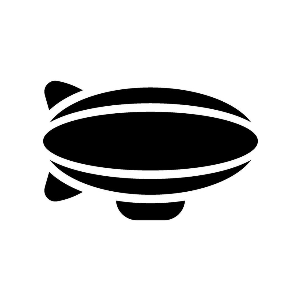 Zeppelin Icon Vector Symbol Design Illustration
