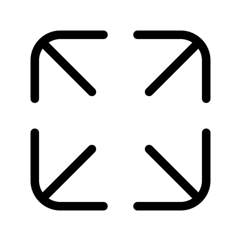 Zoom Icon Vector Symbol Design Illustration