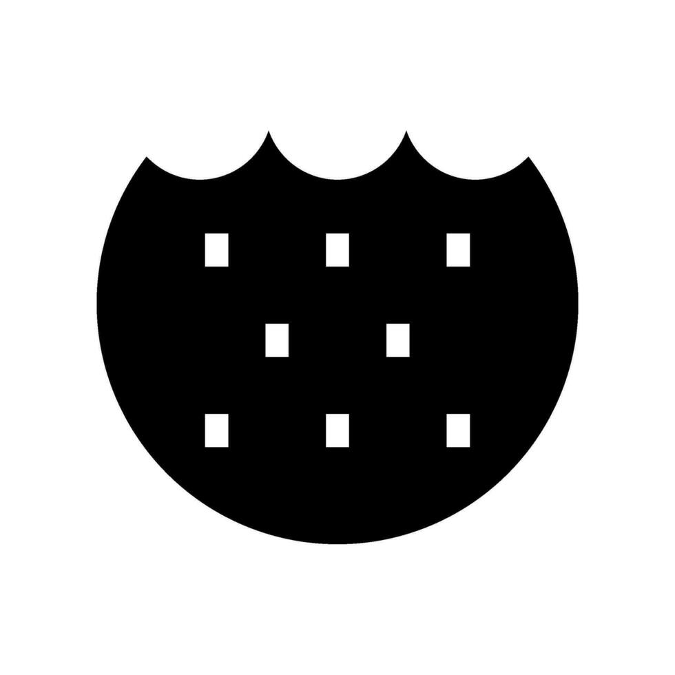 Cookie Icon Vector Symbol Design Illustration