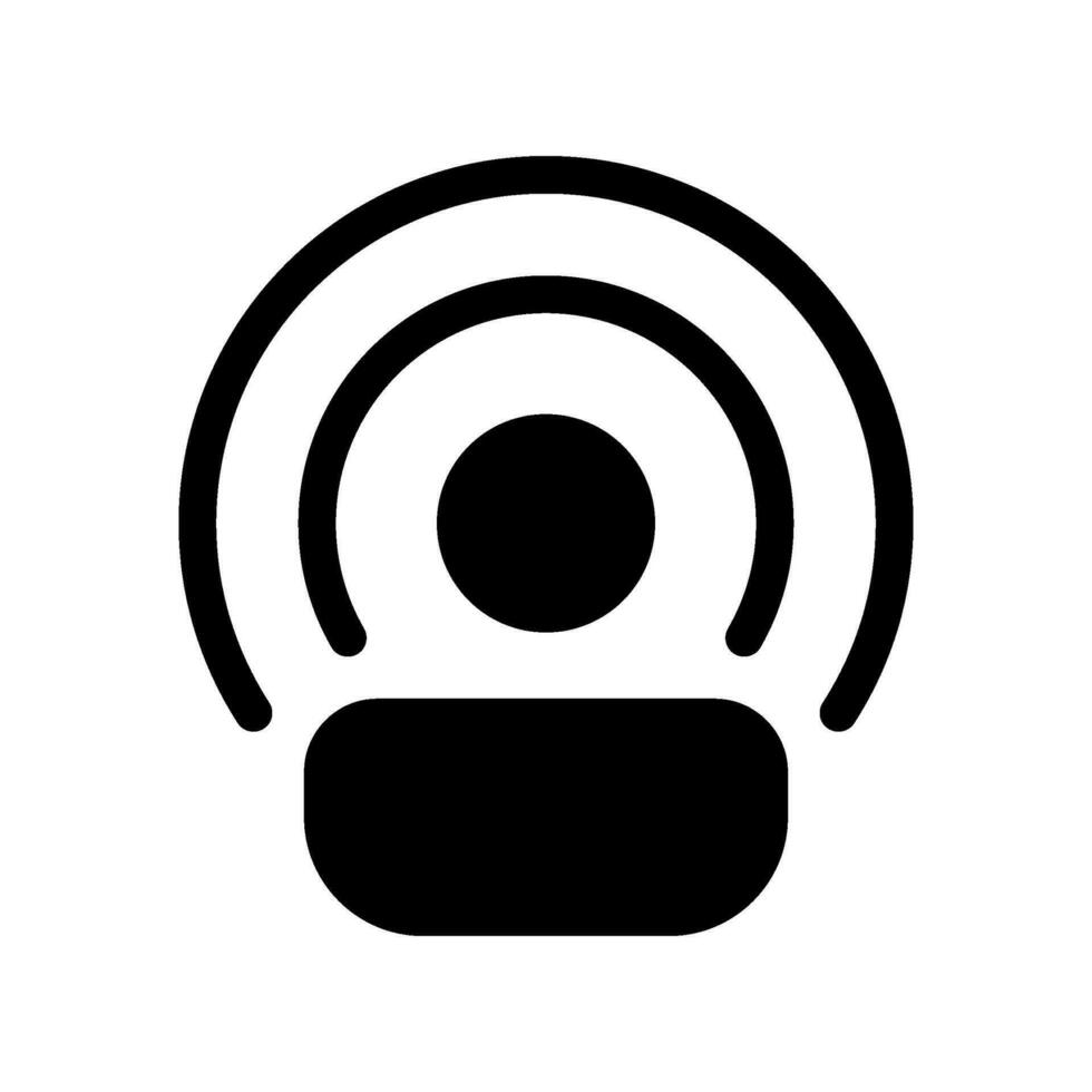 Podcast Icon Vector Symbol Design Illustration