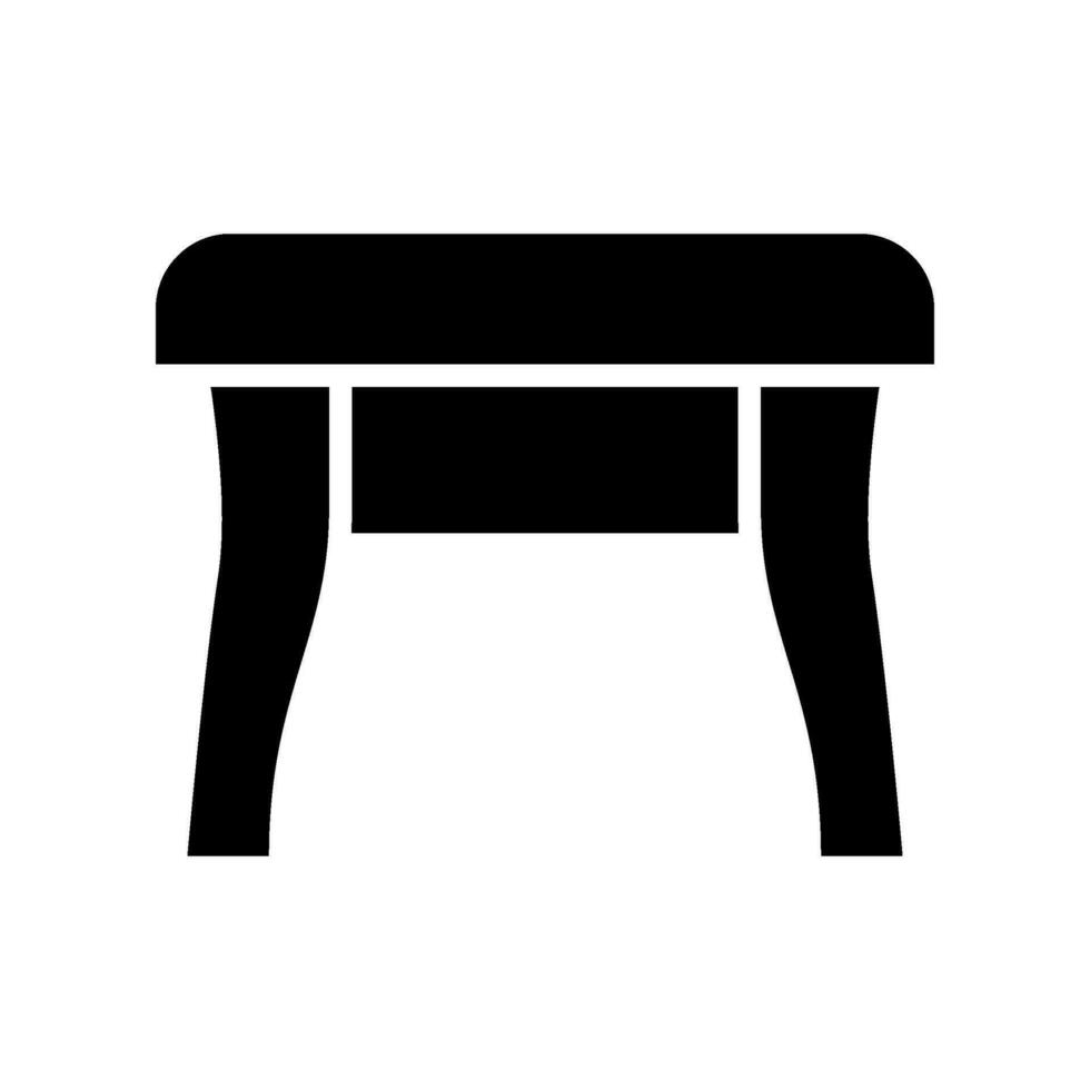 Table Icon Vector Symbol Design Illustration