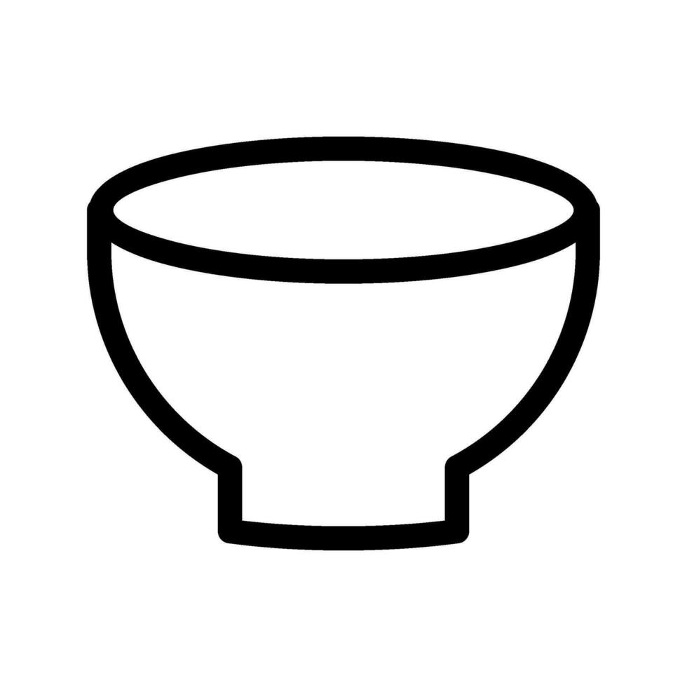 Bowl Icon Vector Symbol Design Illustration