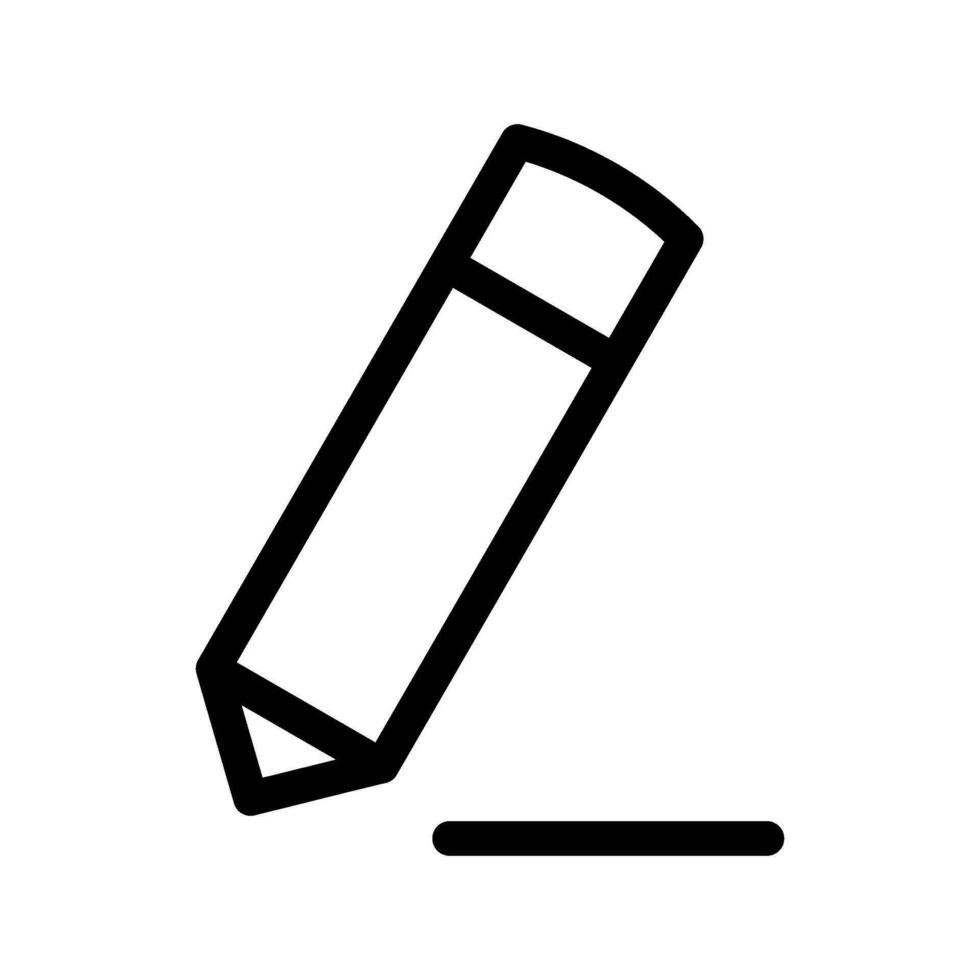 Write Icon Vector Symbol Design Illustration