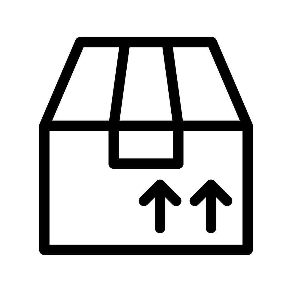 Parcel Icon Vector Symbol Design Illustration