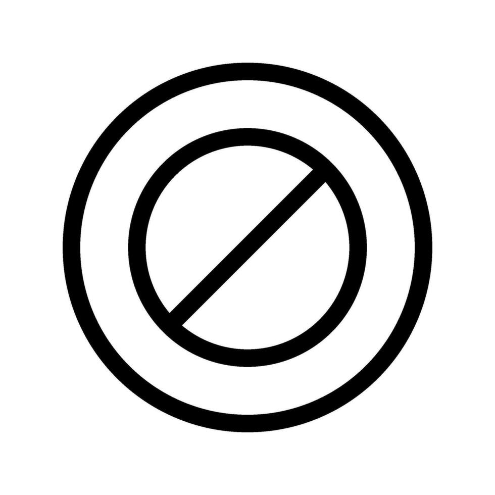 Block Icon Vector Symbol Design Illustration