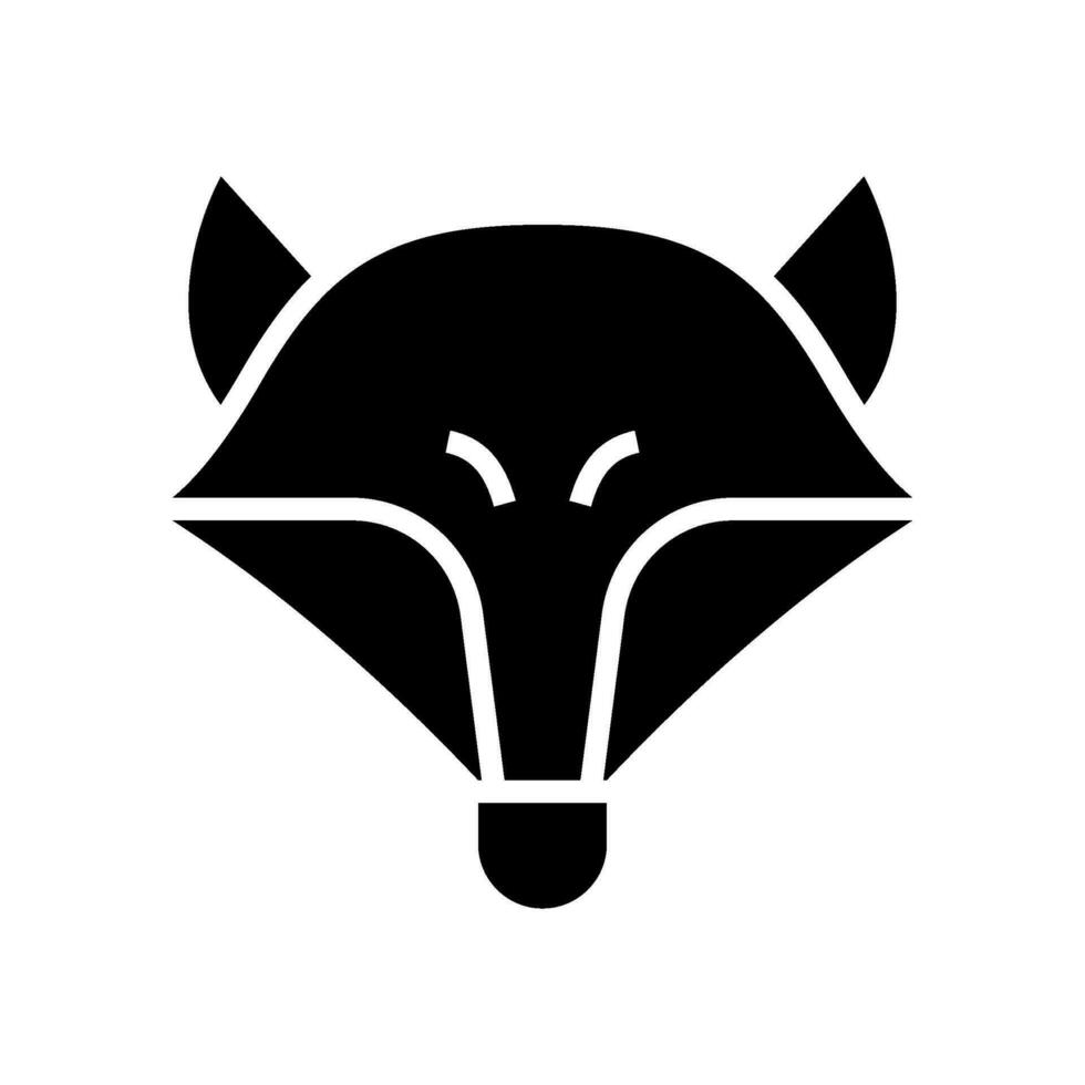 Arctic Fox Icon Vector Symbol Design Illustration