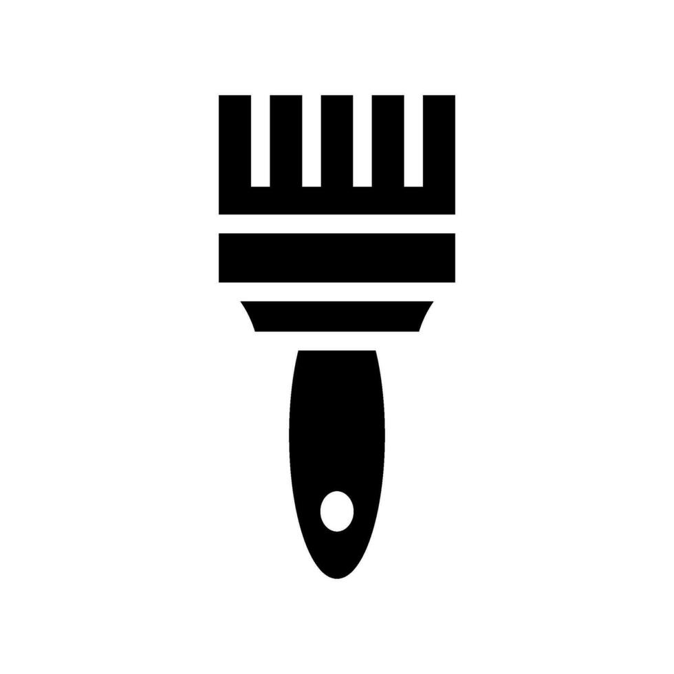 cepillo icono vector símbolo diseño ilustración