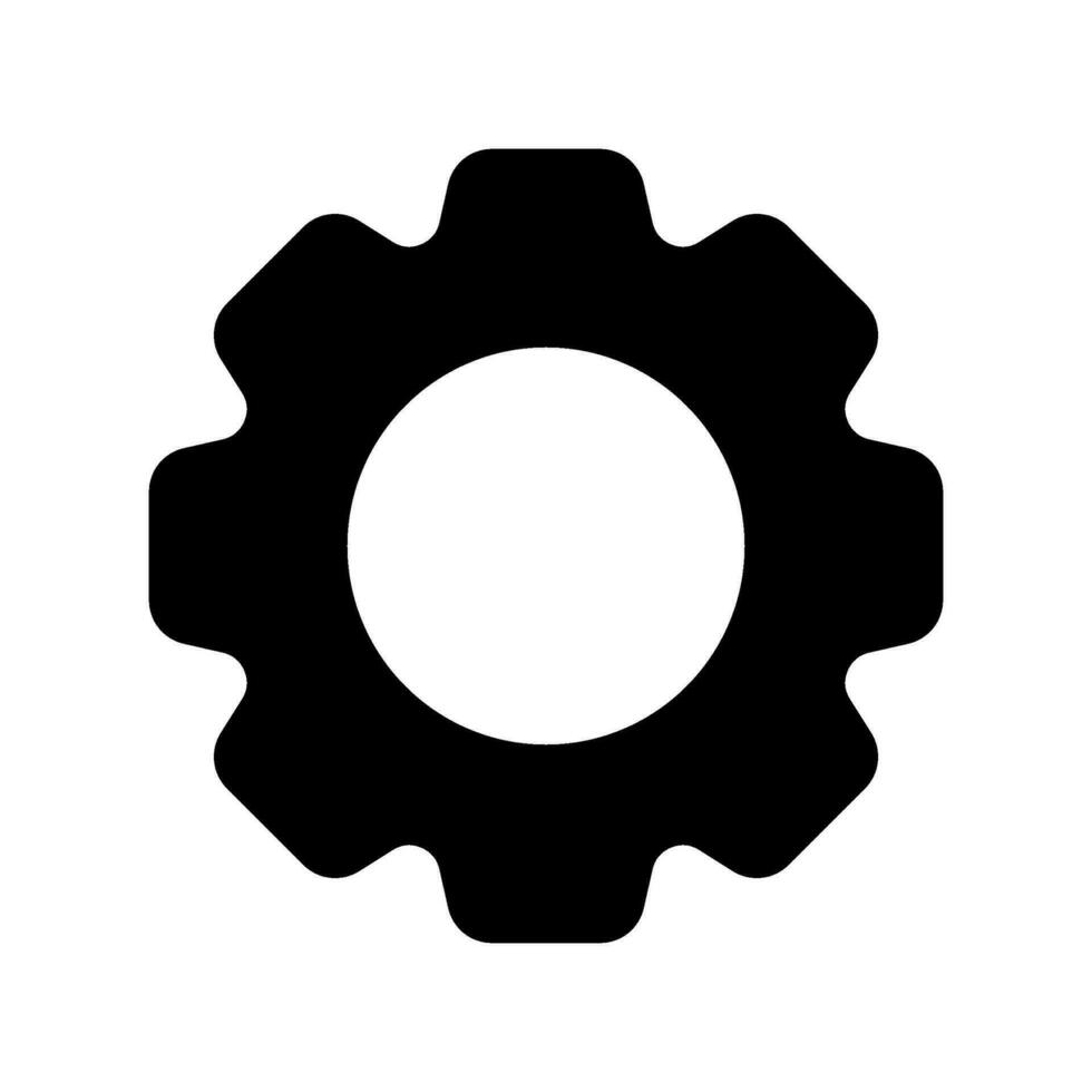Settings Icon Vector Symbol Design Illustration