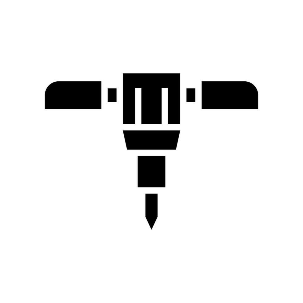 Driller Icon Vector Symbol Design Illustration