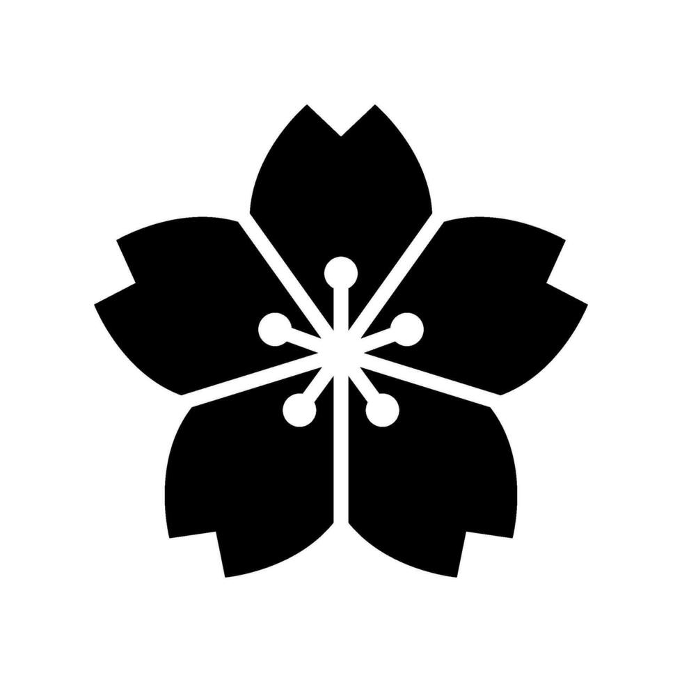 sakura icono vector símbolo diseño ilustración
