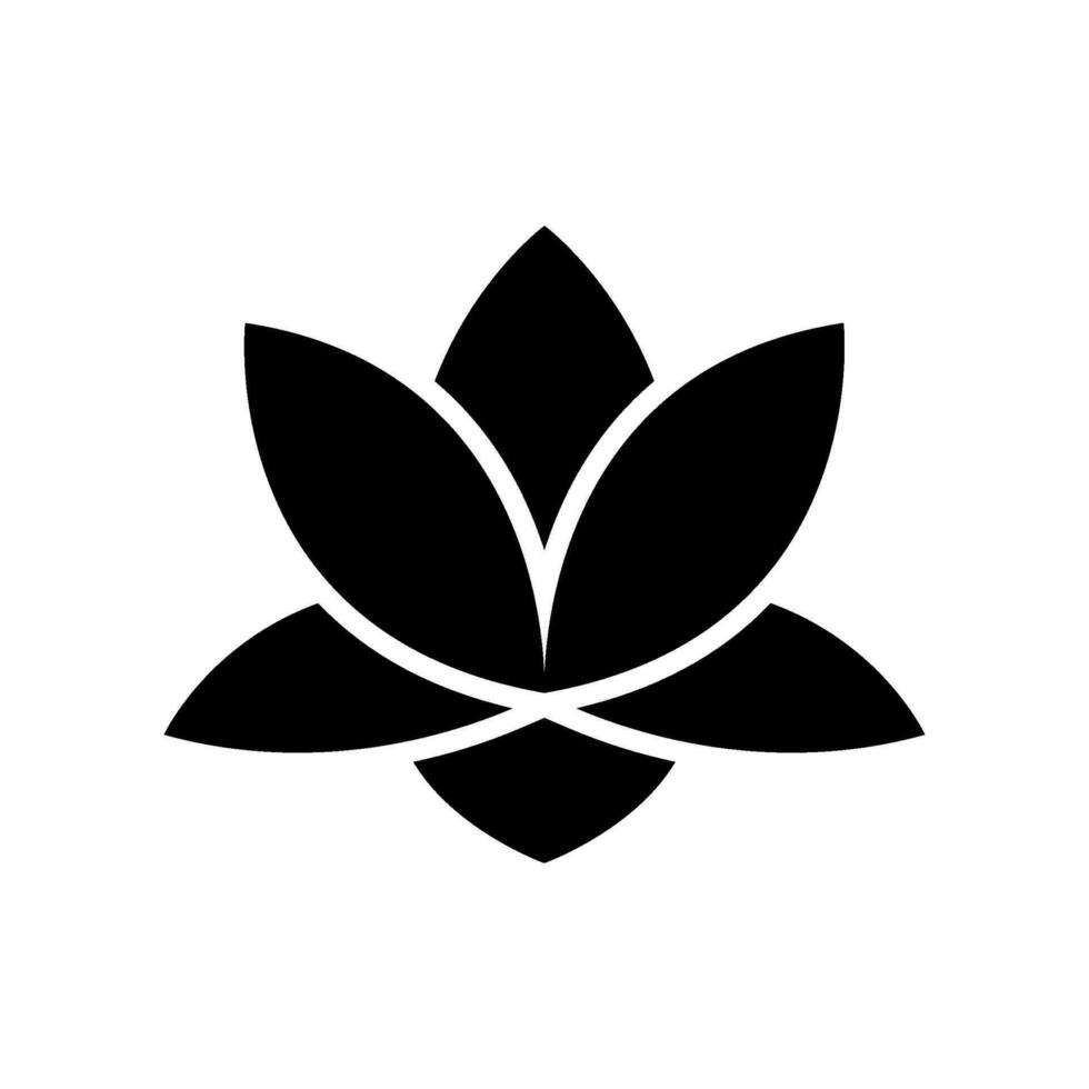 Lotus Icon Vector Symbol Design Illustration