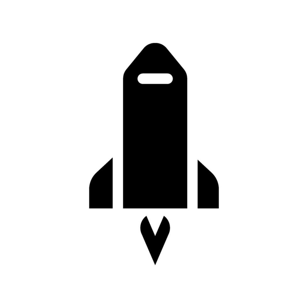 Rocket Icon Vector Symbol Design Illustration