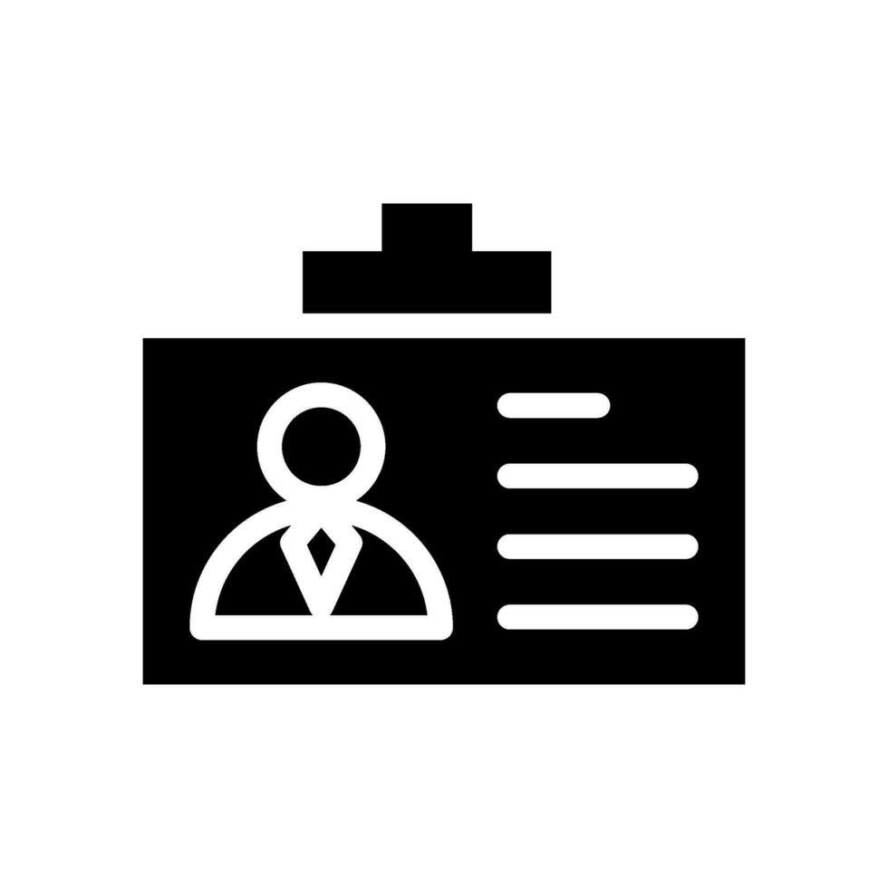 Id Icon Vector Symbol Design Illustration