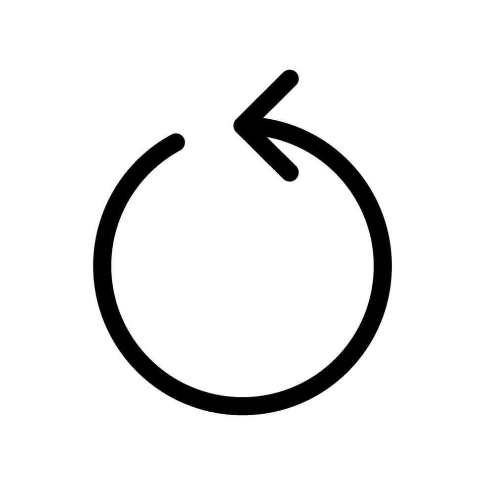 Repeat Icon Vector Symbol Design Illustration