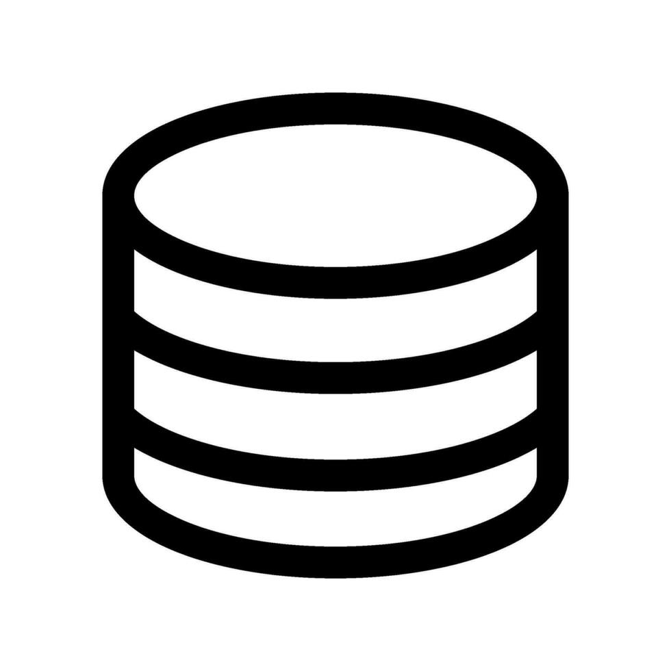 Database Icon Vector Symbol Design Illustration