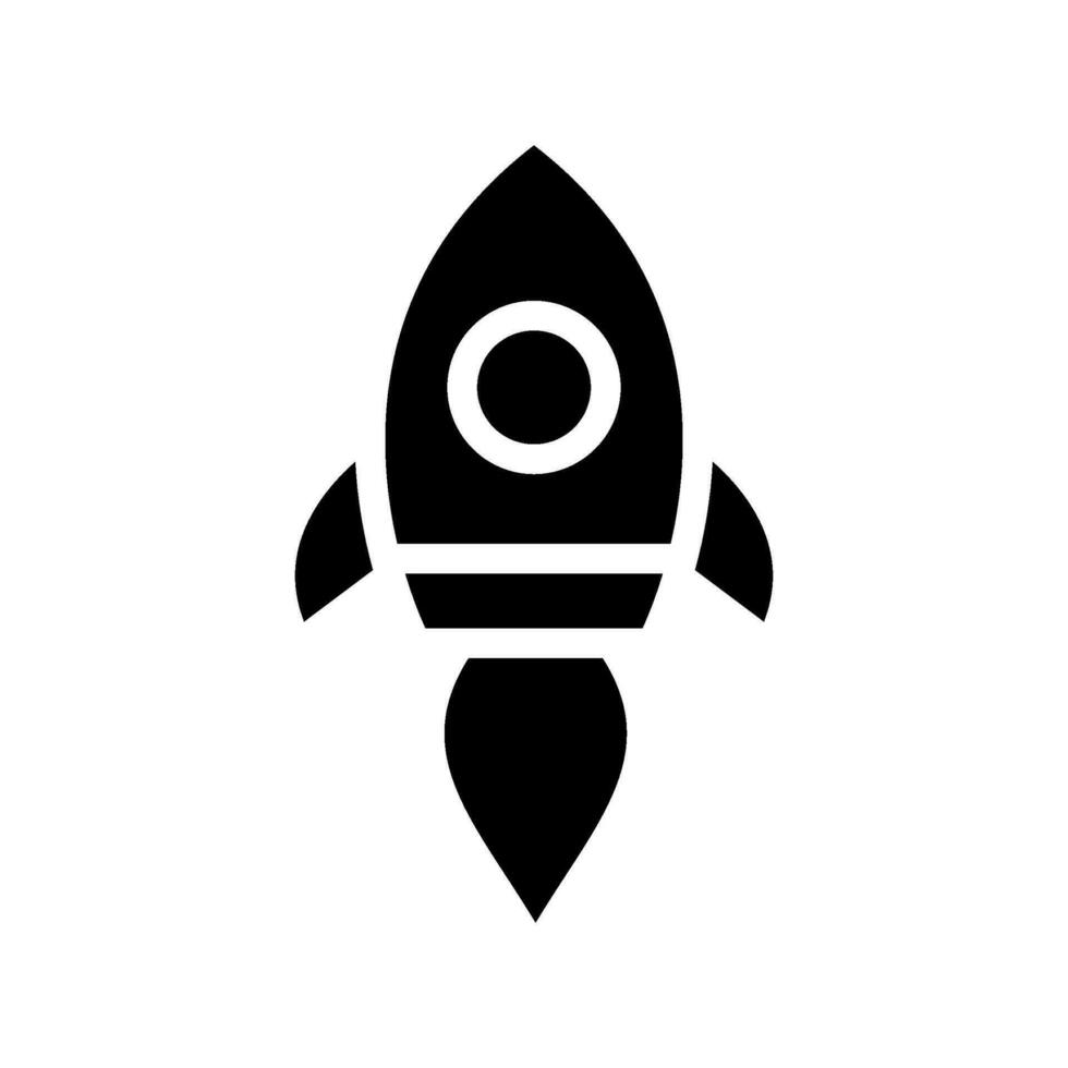 Rocket Icon Vector Symbol Design Illustration