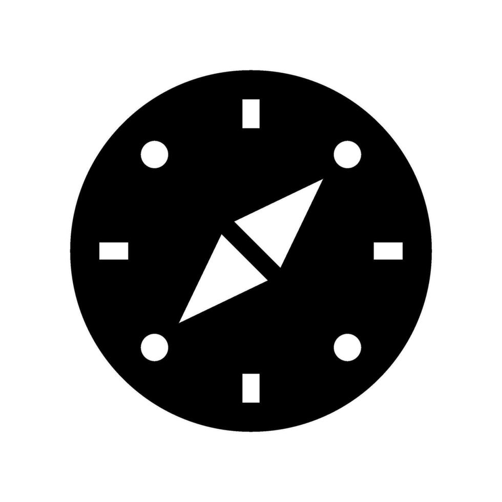 Compass Icon Vector Symbol Design Illustration