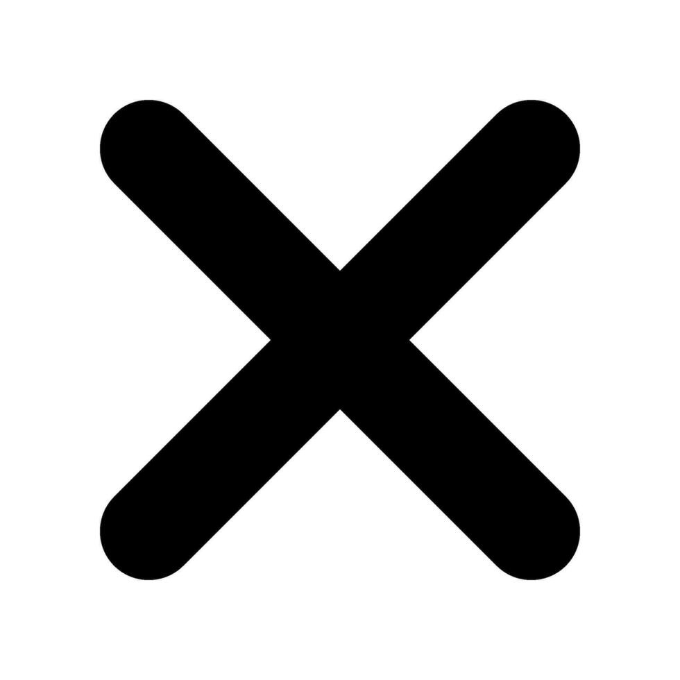 Delete Icon Vector Symbol Design Illustration