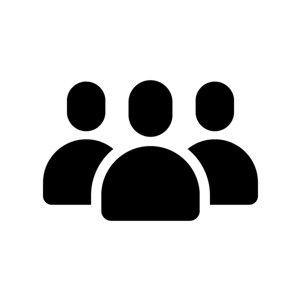 Group Icon Vector Symbol Design Illustration