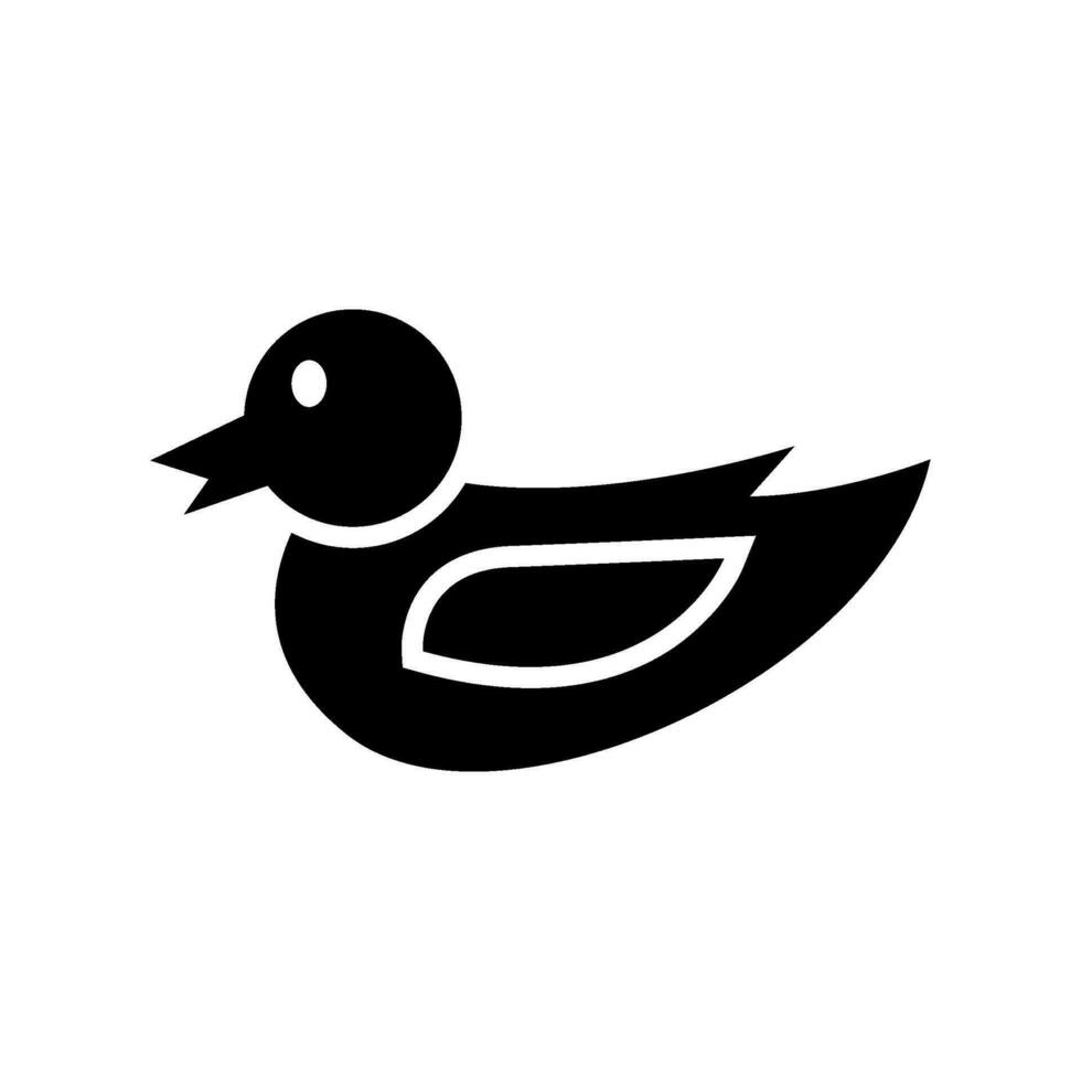 Duck Icon Vector Symbol Design Illustration