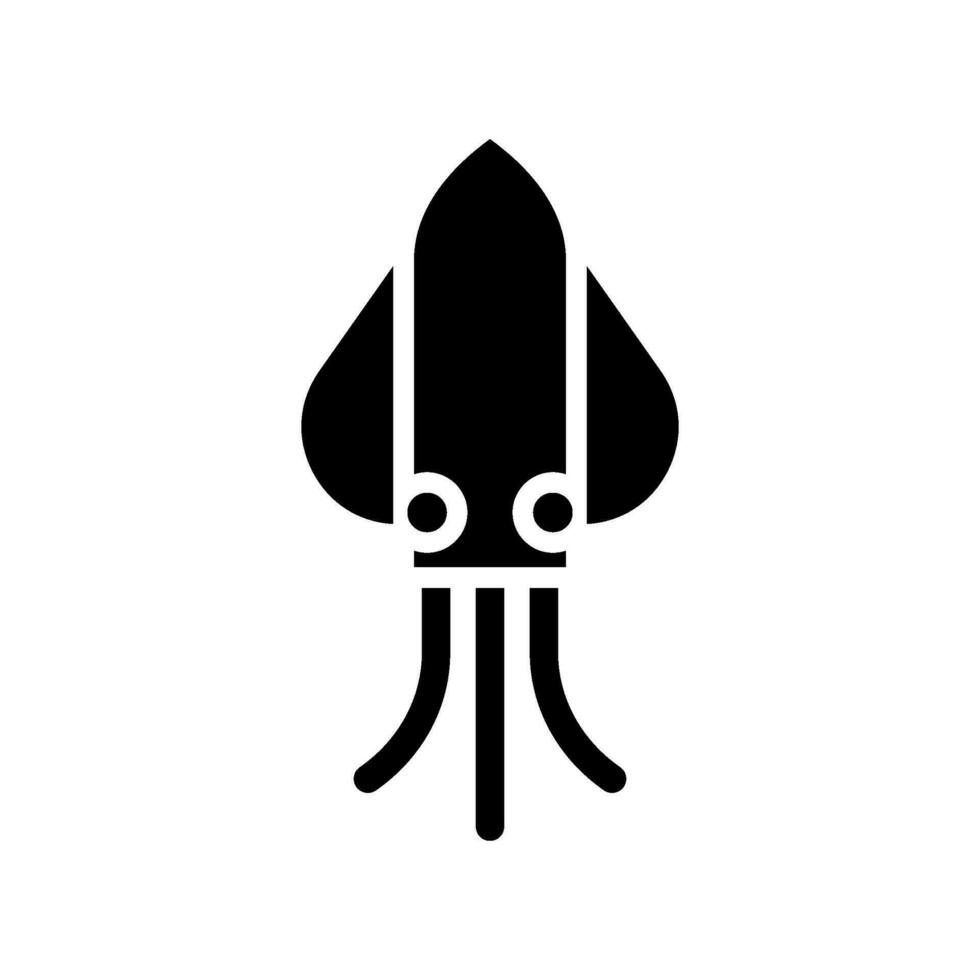 Squid Icon Vector Symbol Design Illustration