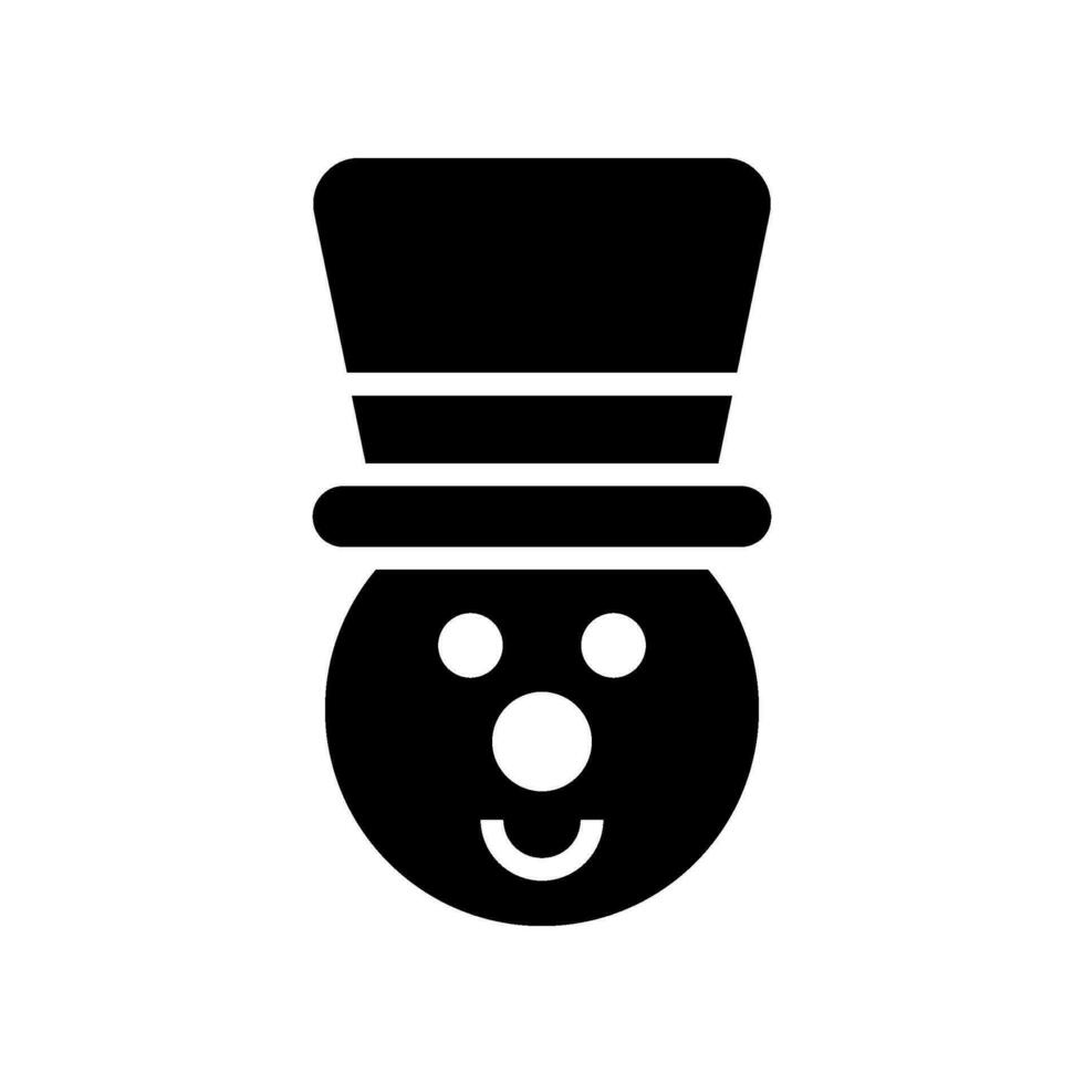 Snowman Icon Vector Symbol Design Illustration