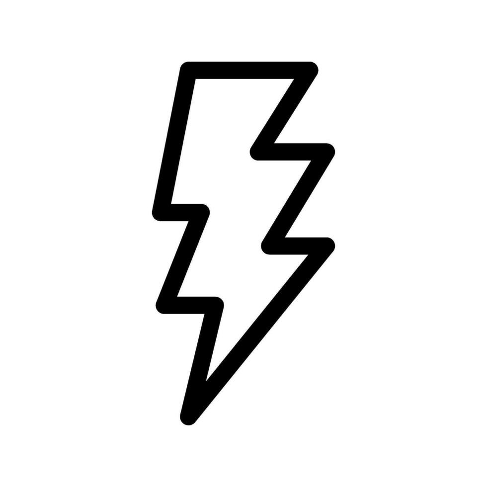 Electricity Icon Vector Symbol Design Illustration