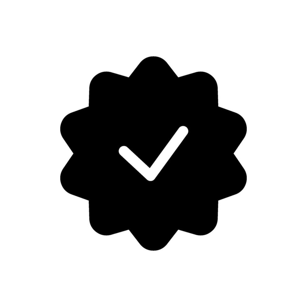 Verified Icon Vector Symbol Design Illustration