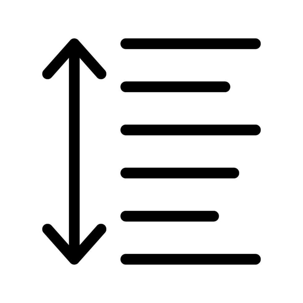 Sorting Icon Vector Symbol Design Illustration