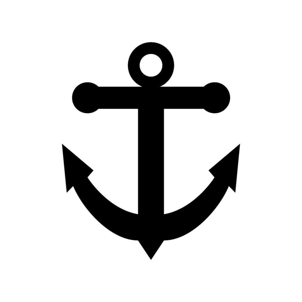 Anchor Icon Vector Symbol Design Illustration