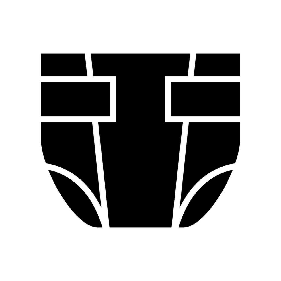 pañal icono vector símbolo diseño ilustración