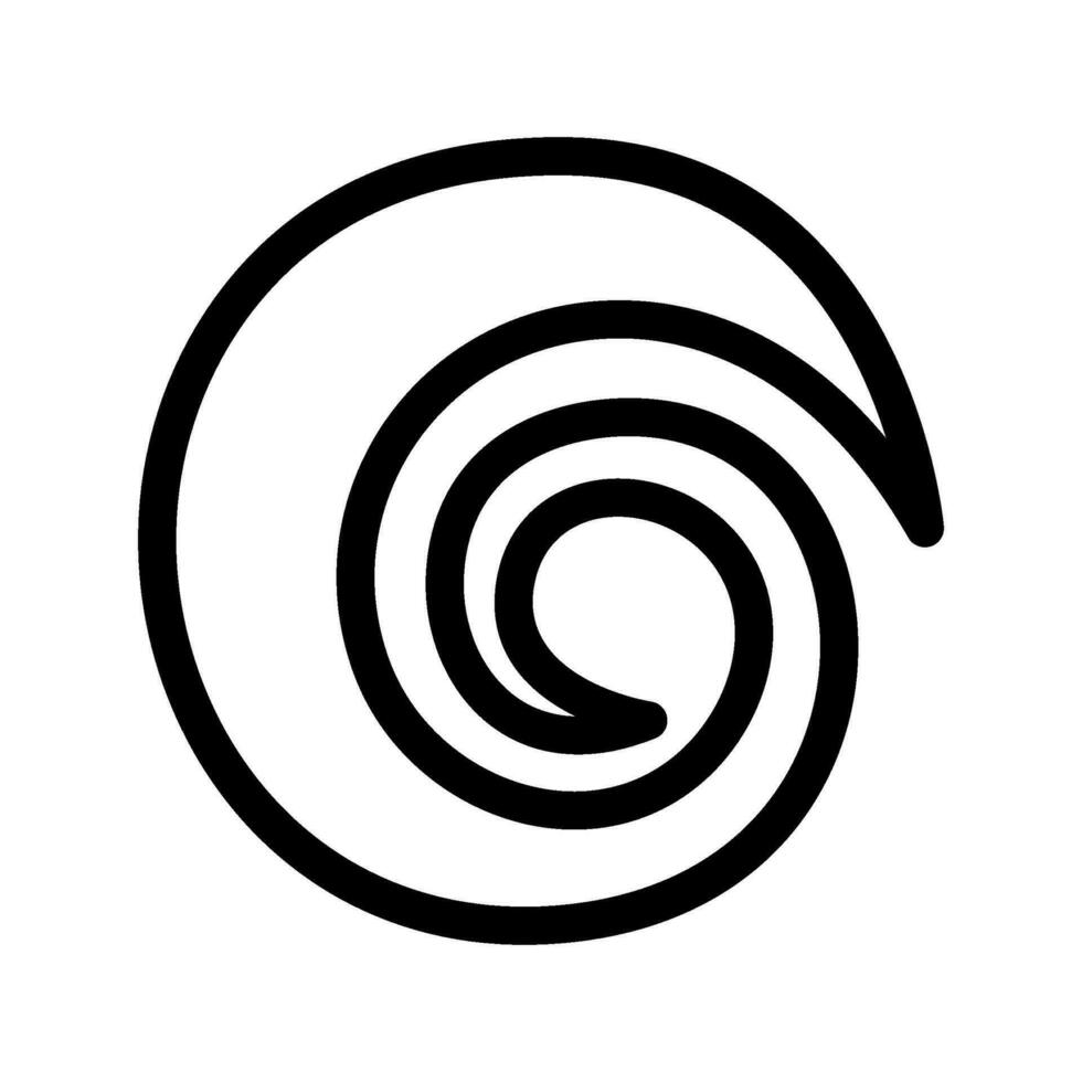 Swirl Icon Vector Symbol Design Illustration