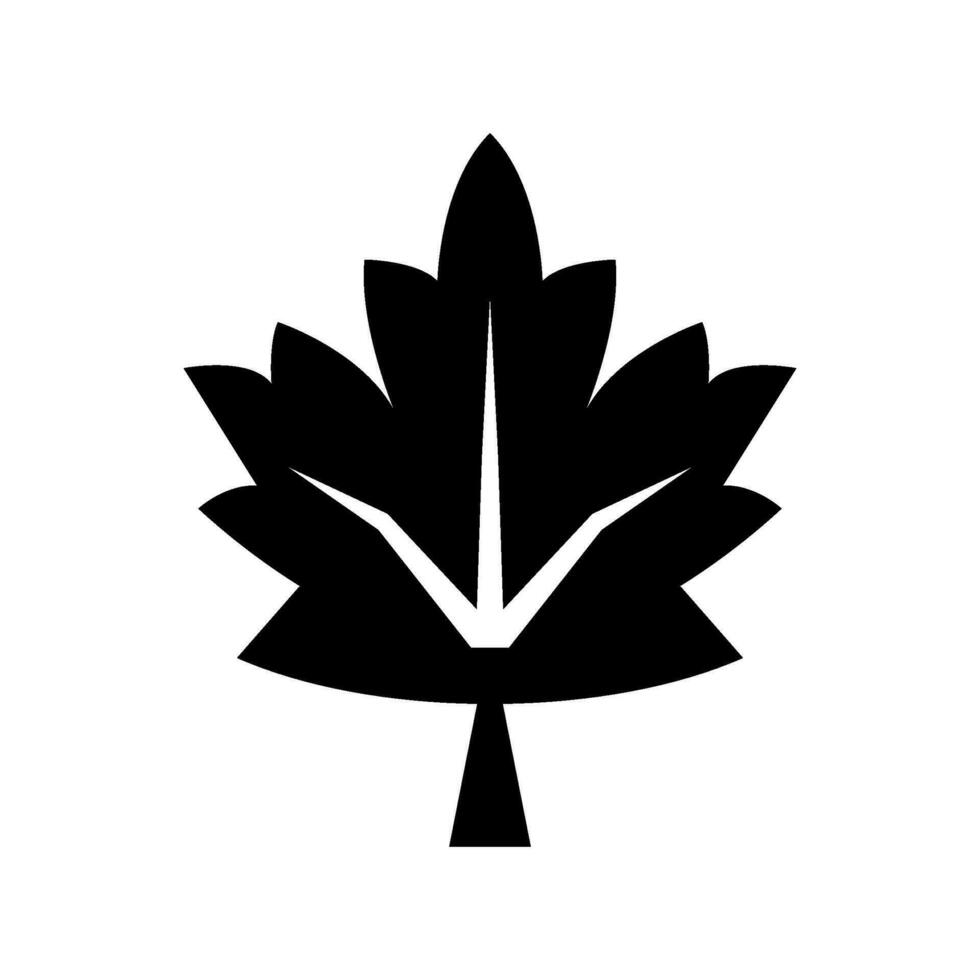 Maple Icon Vector Symbol Design Illustration