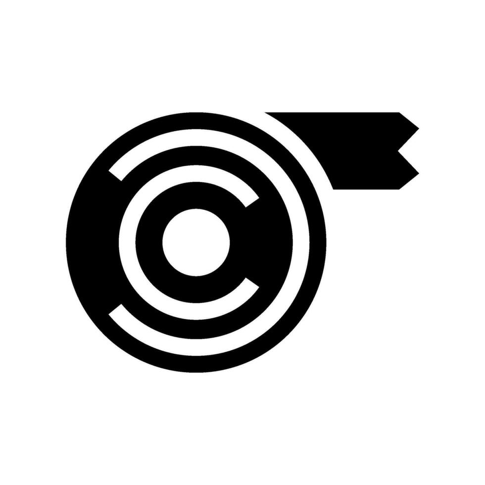 Tape Icon Vector Symbol Design Illustration