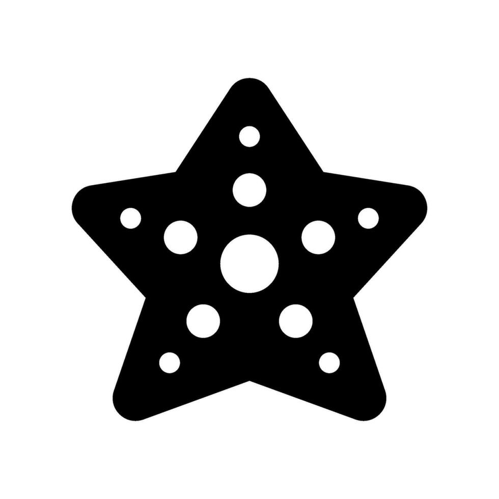 Starfish Icon Vector Symbol Design Illustration