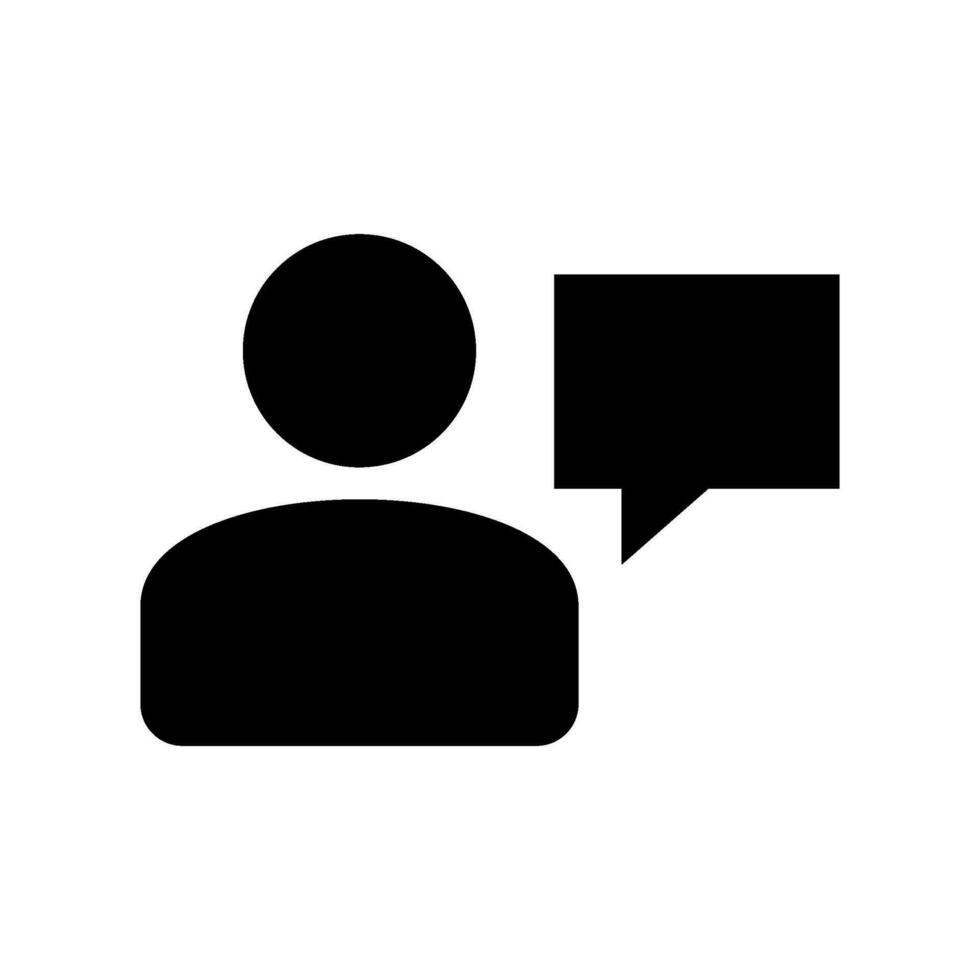 Talk Icon Vector Symbol Design Illustration