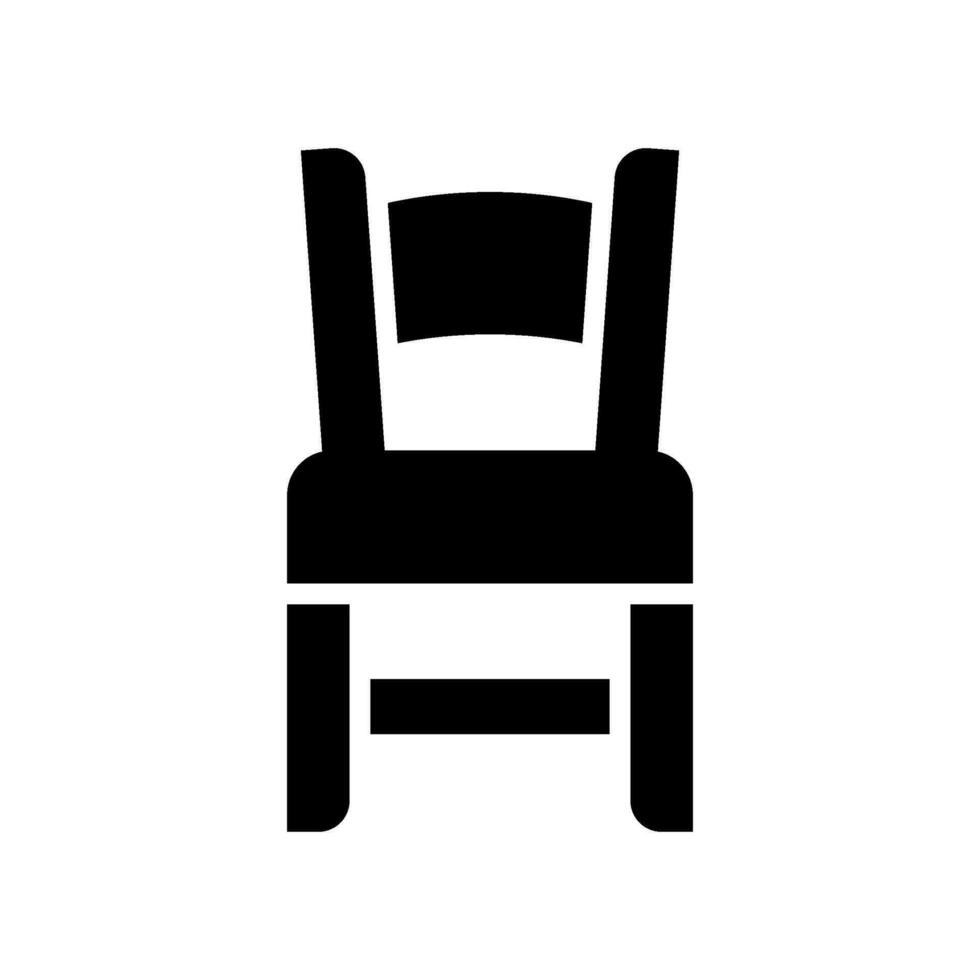 Chair Icon Vector Symbol Design Illustration