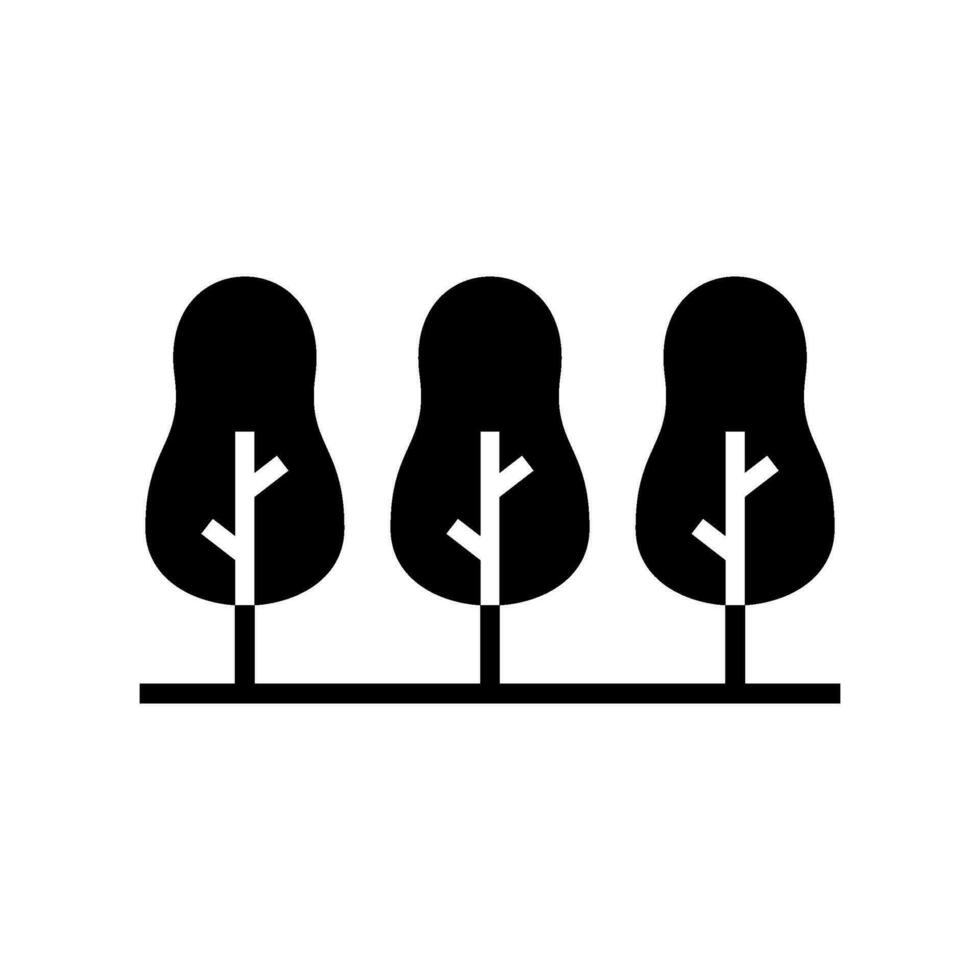 Forest Icon Vector Symbol Design Illustration