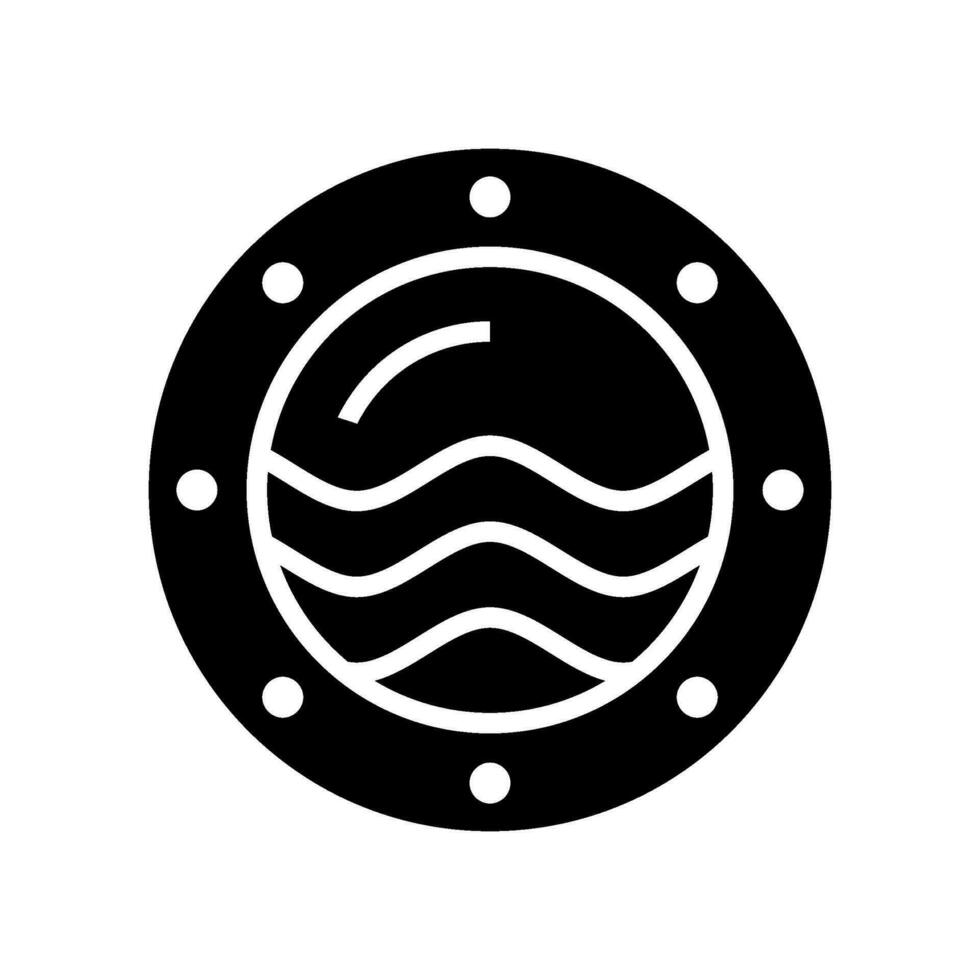 Ship Window Icon Vector Symbol Design Illustration